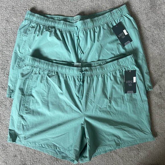 VRST Men’s Woven Nylon 5” Shorts Bundle in Dusty Teal Heather Size 2XL - Picture 1 of 9